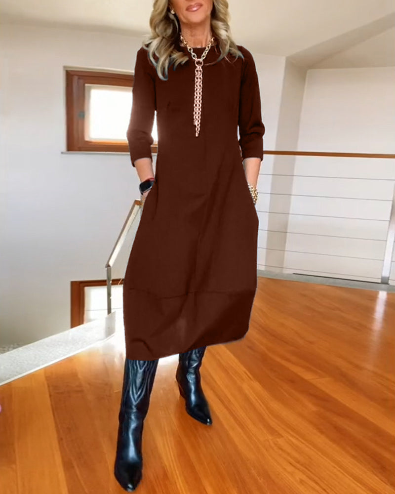 MelbourneMode™ | Elegant Dress With Handmade Details