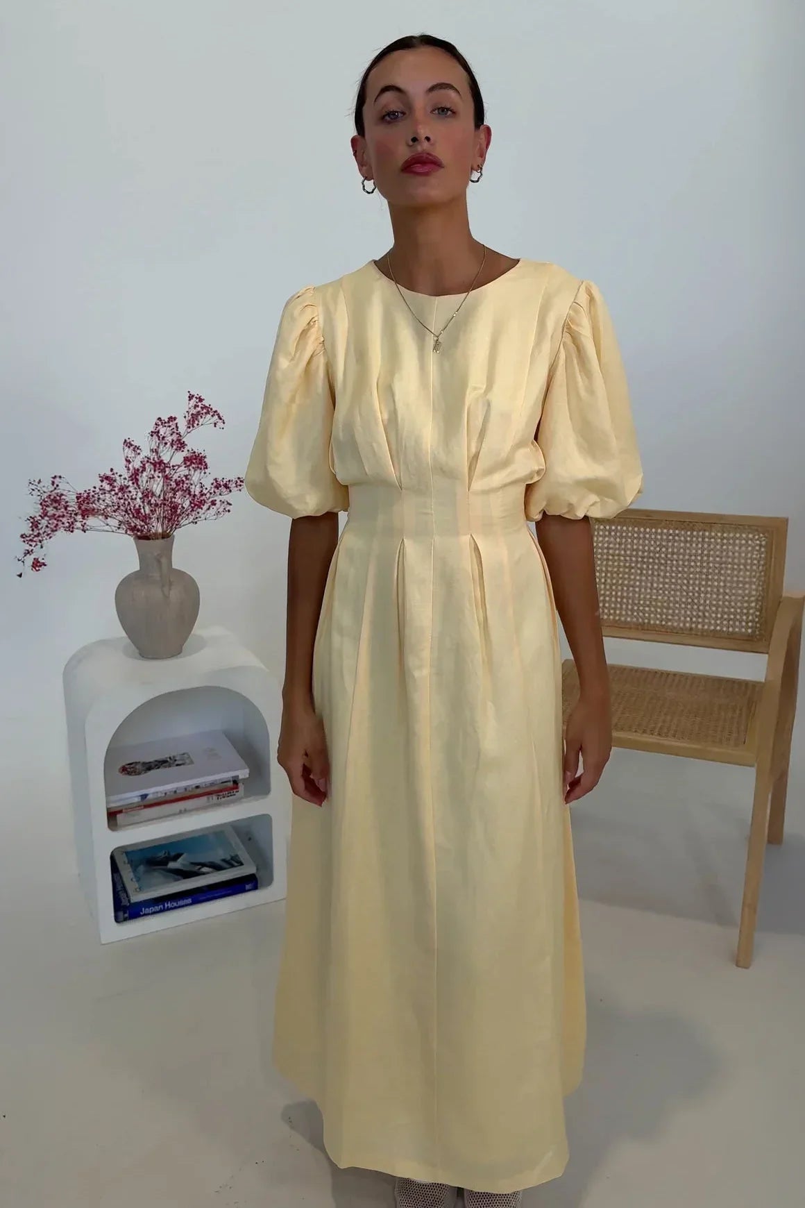 MelbourneMode™ | Butter Yellow Air Maxi Dress