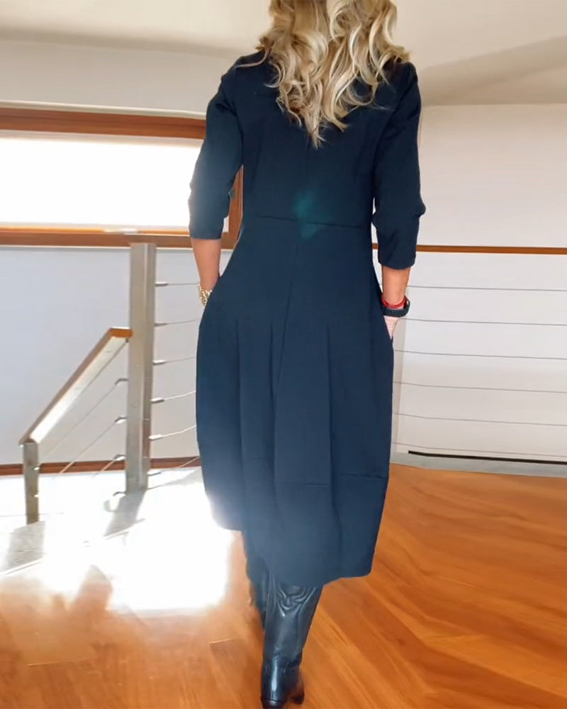 MelbourneMode™ | Elegant Dress With Handmade Details