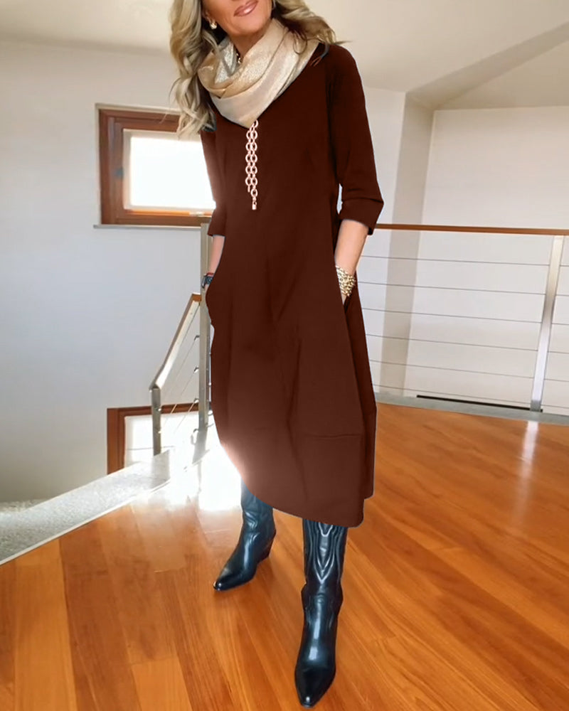 MelbourneMode™ | Elegant Dress With Handmade Details