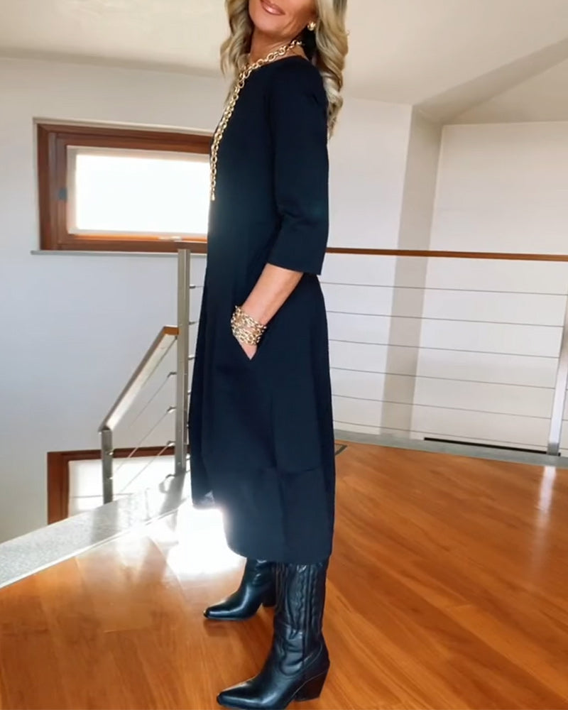 MelbourneMode™ | Elegant Dress With Handmade Details