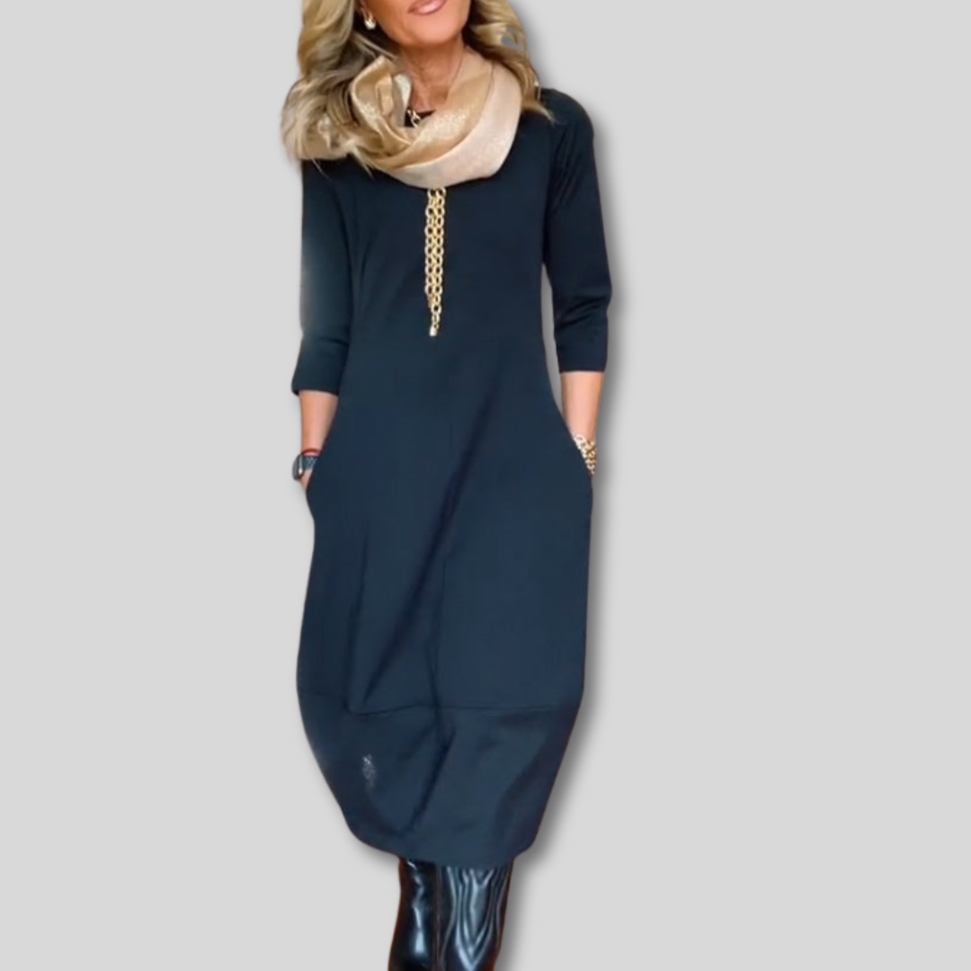 MelbourneMode™ | Elegant Dress With Handmade Details